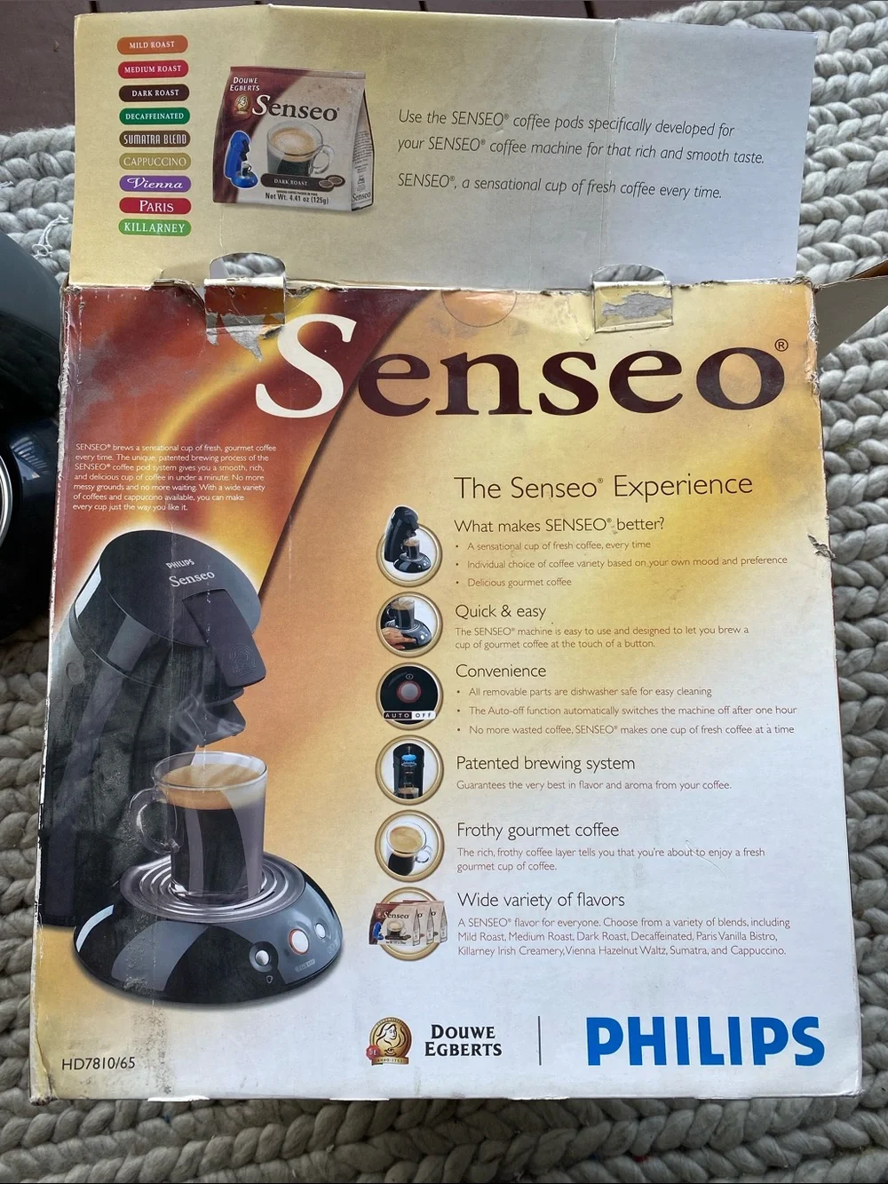 Philips Senseo Single-Serve Coffee Pod Brewer — Black
